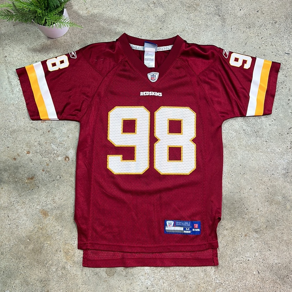 Reebok Washington Redskins Commanders Football Jersey Brian Orakpo #98 Sz M